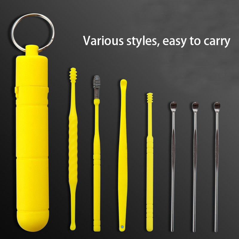 7-Piece Stainless Steel Ear Wax Removal Kit