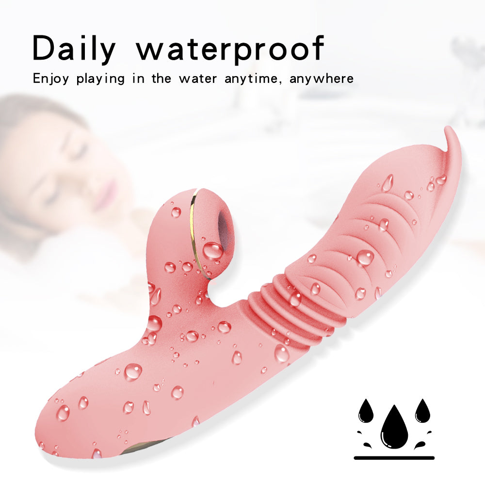 Waterproof Dual-Stimulation Massager – Rechargeable, Quiet.