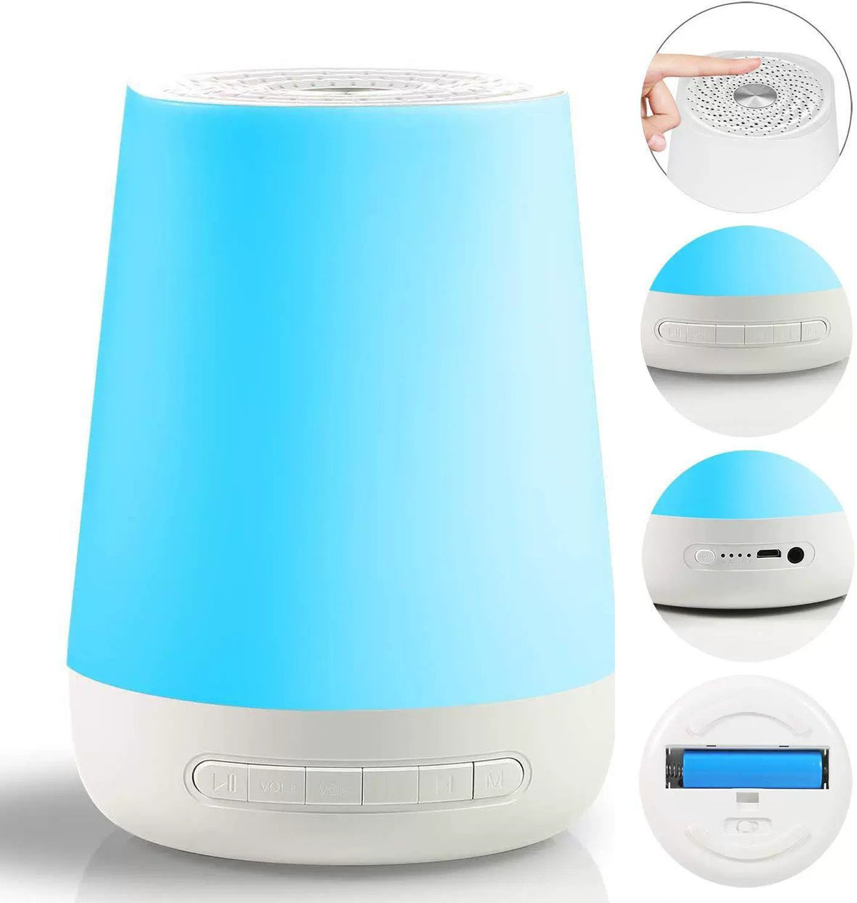 Portable White Noise Machine with Night Light