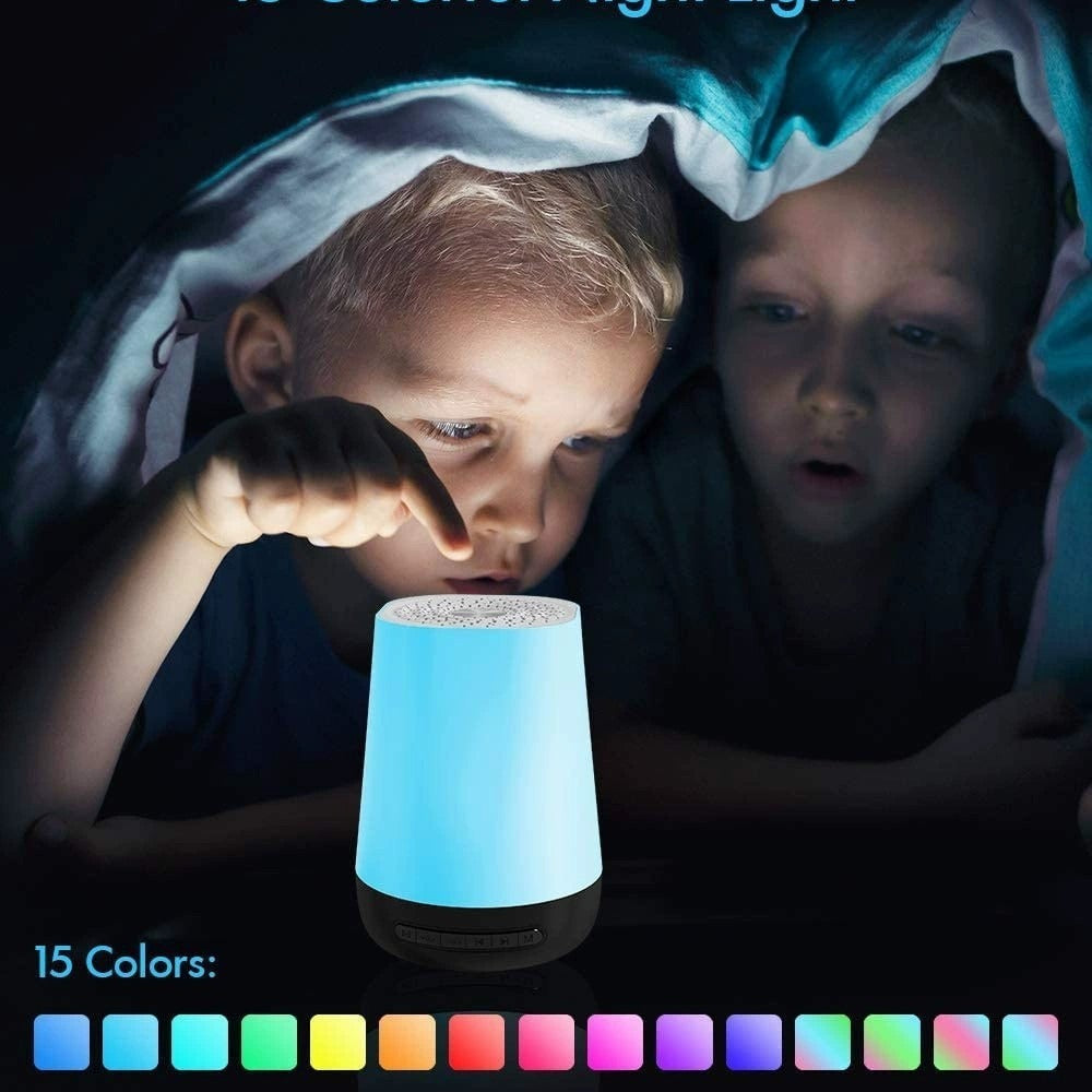 Portable White Noise Machine with Night Light