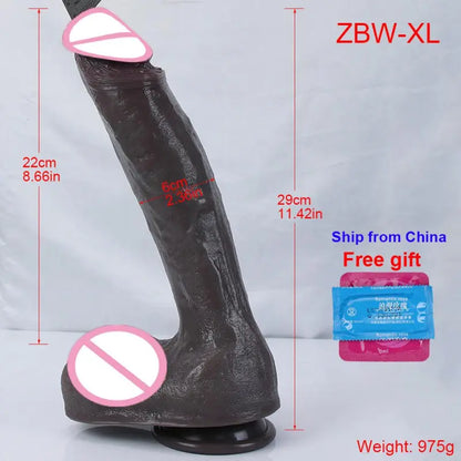 Silicone Personal Massager – Real Feel, Multi-Size Options