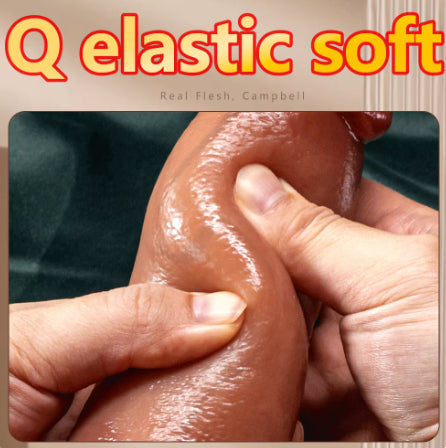 Realistic Silicone Massager – Heating & Remote Control.