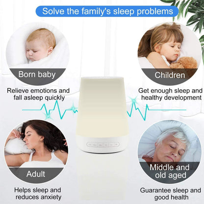 Portable White Noise Machine with Night Light
