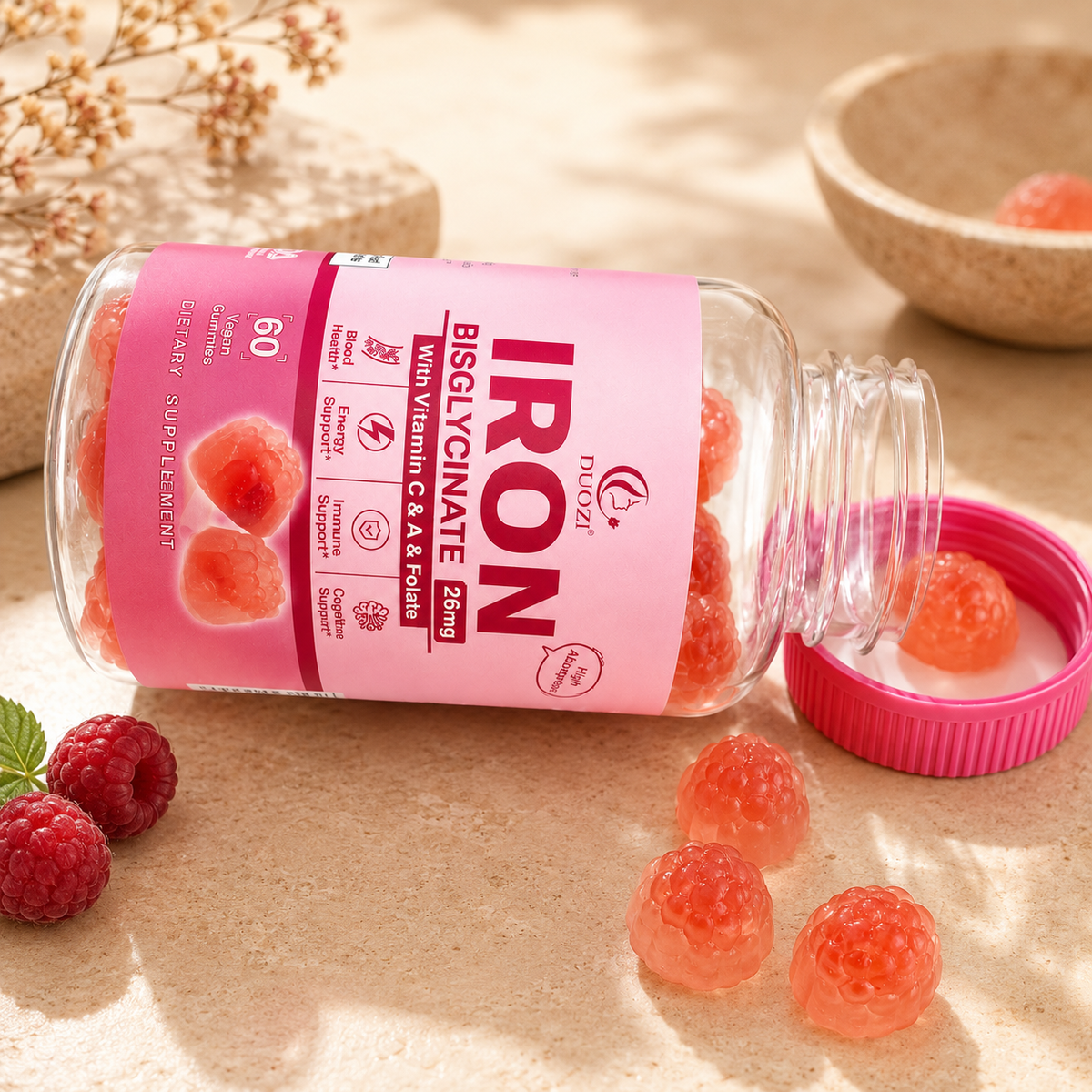 Iron + Zinc Gummies – Daily Energy & Wellness Support