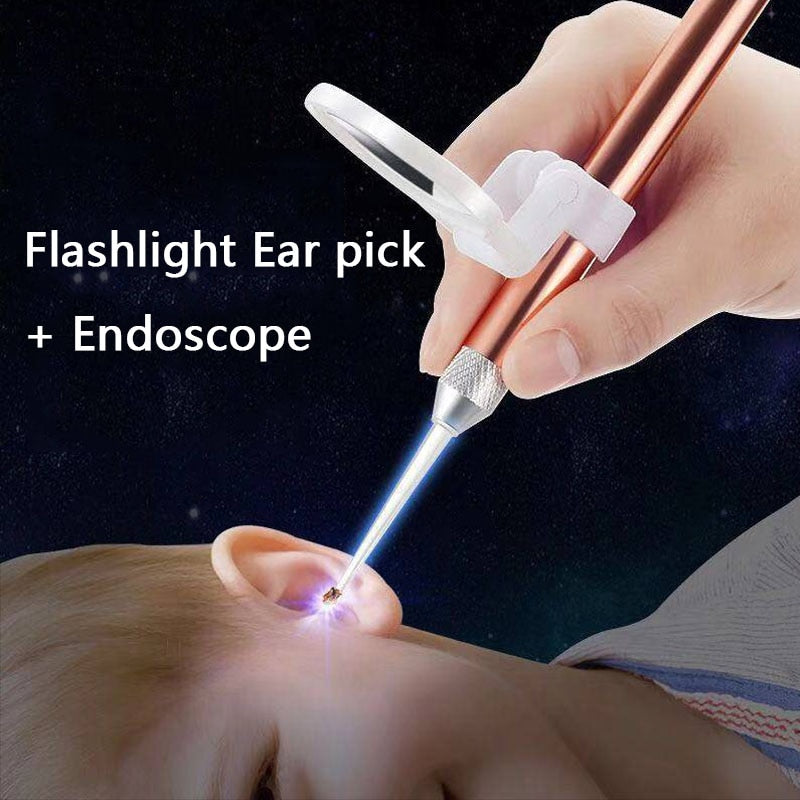 LED Ear Wax Removal Tool with Magnifying Lens