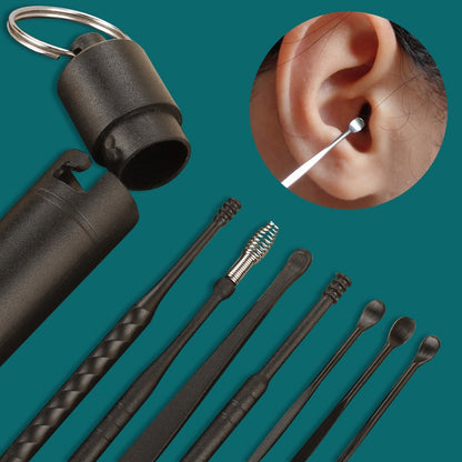7-Piece Stainless Steel Ear Wax Removal Kit
