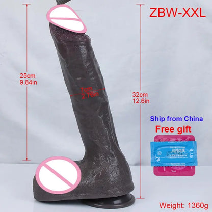 Silicone Personal Massager – Real Feel, Multi-Size Options