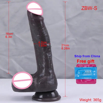 Silicone Personal Massager – Real Feel, Multi-Size Options