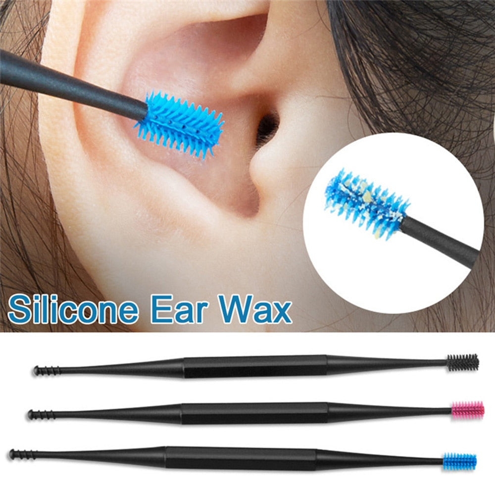 3-Piece Soft Silicone Ear Cleaning Tool Set