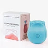 Hypoallergenic Silicone Women Vibrators Rose Petal Suction Toy for Sensitive Skin