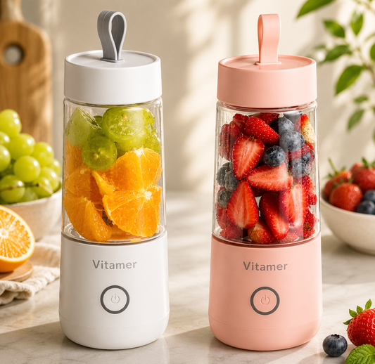 Portable Blender – USB Rechargeable Smoothie Maker (350ml)