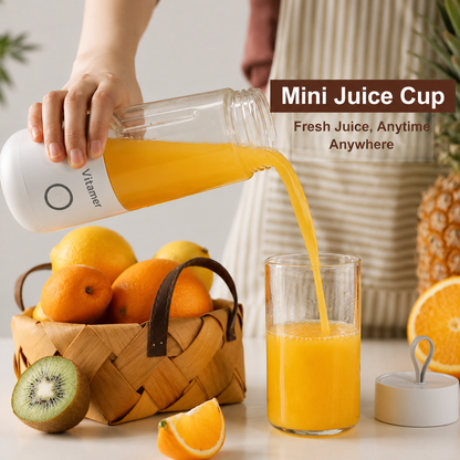Portable Blender – USB Rechargeable Smoothie Maker (350ml)