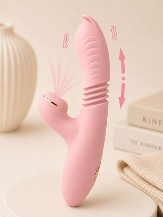 Waterproof Dual-Stimulation Massager – Rechargeable, Quiet