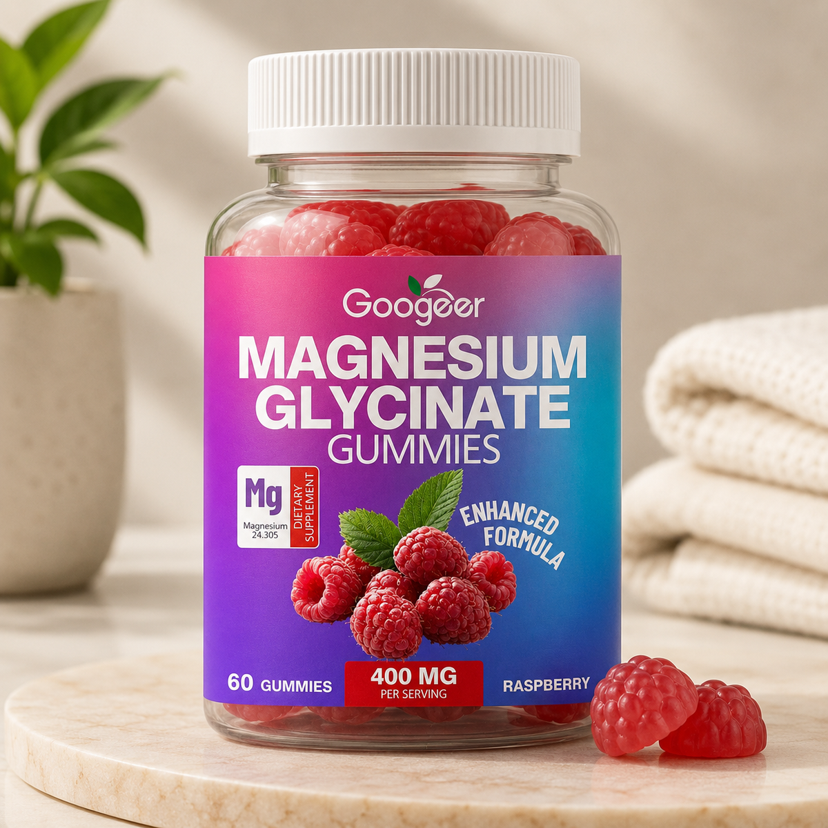 Magnesium Glycinate Gummies – Calm, Sleep & Stress Support