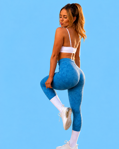 Seamless High-Waist Yoga Leggings – Sculpting & Stretch Fit