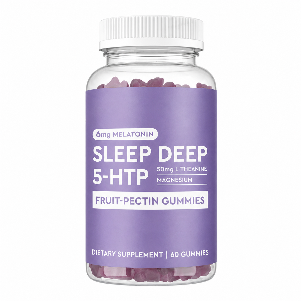 Melatonin + 5-HTP Nighttime Gummies – 60 Count