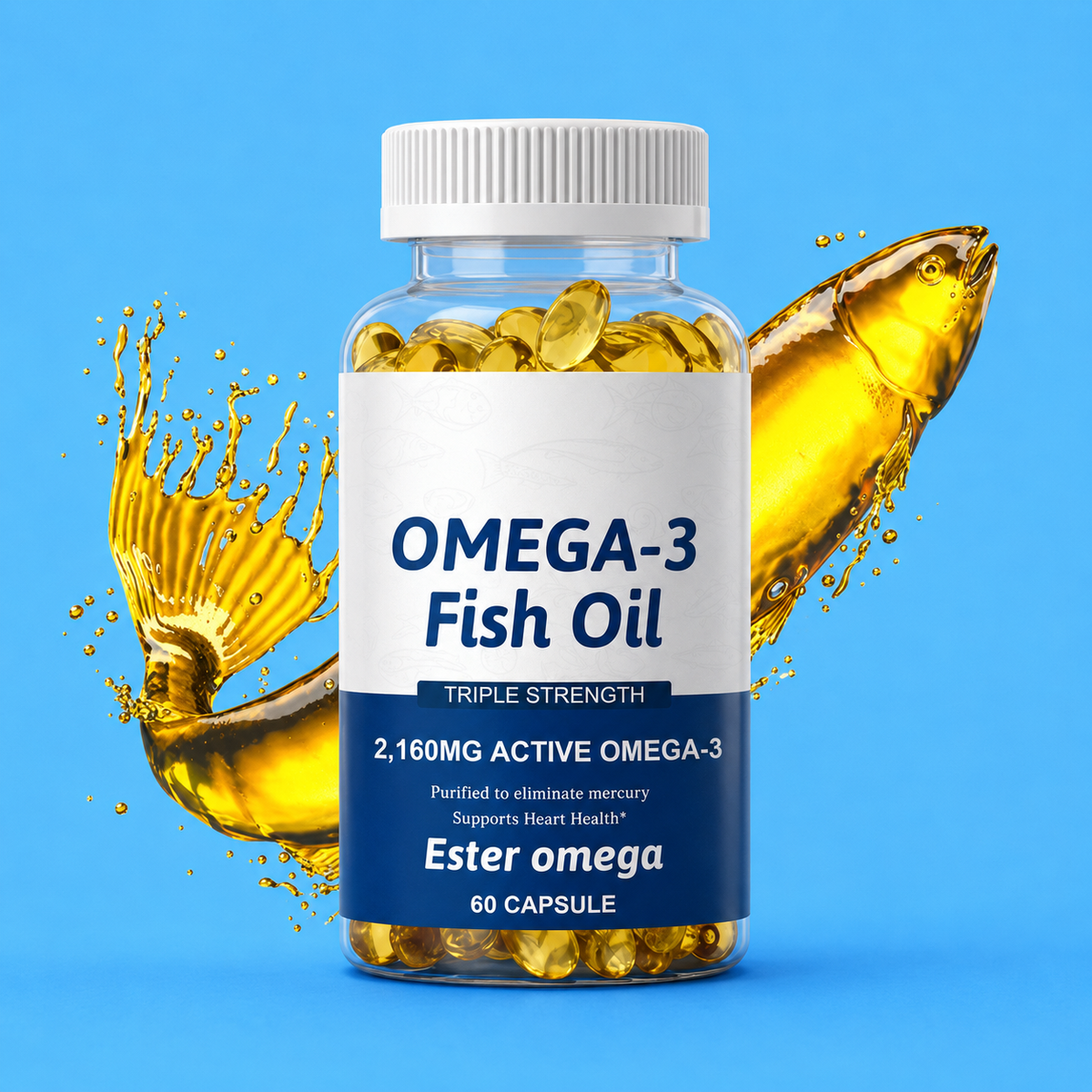 Omega-3 Fish Oil – Heart, Brain & Wellness Support