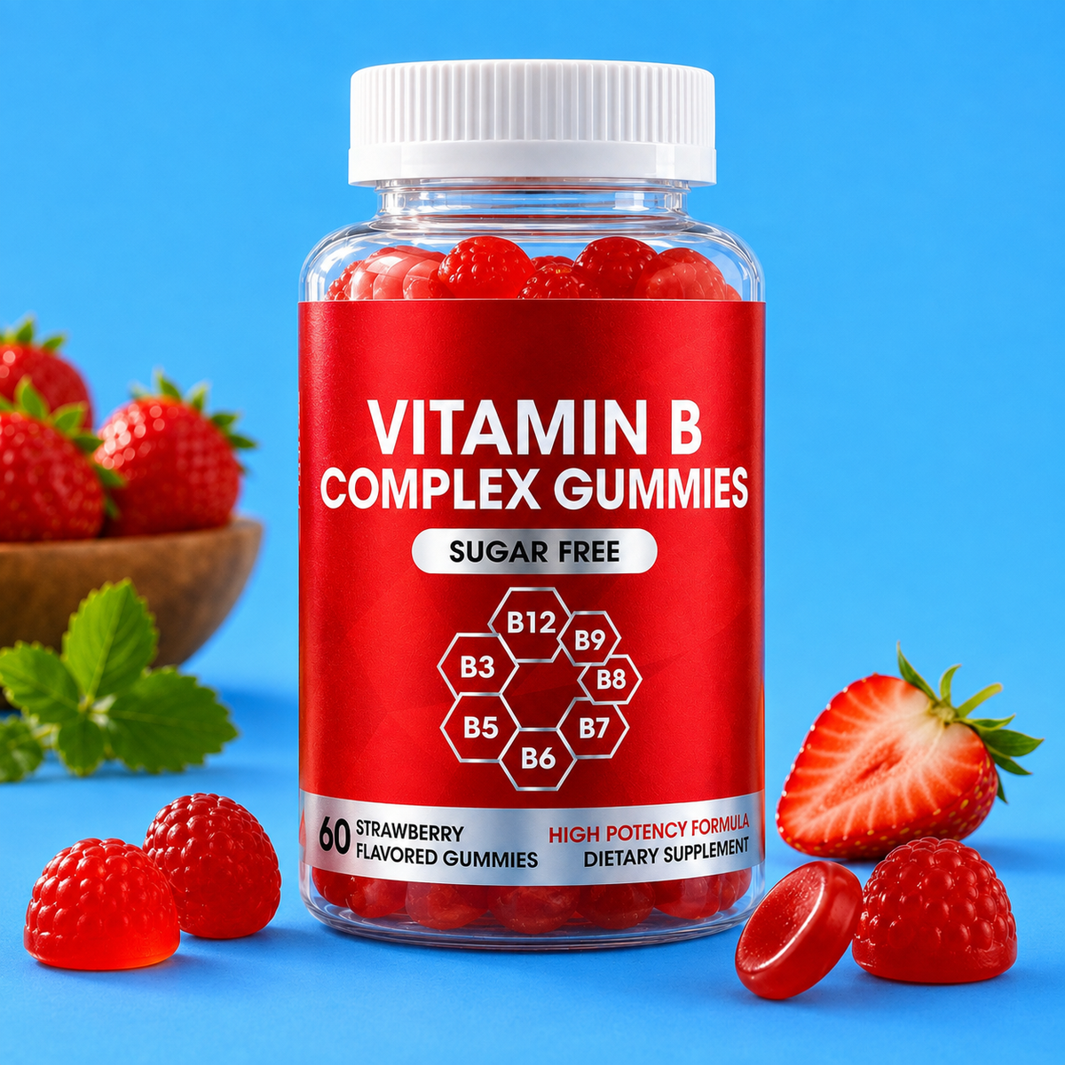 Vitamin B Complex Gummies – Energy Support