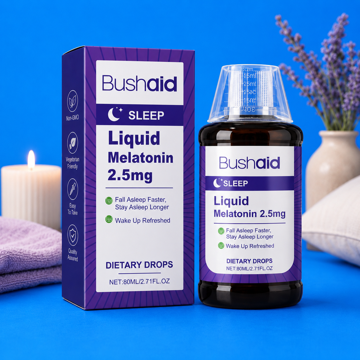 Melatonin Sleep Drops – Fast-Acting Sleep Support