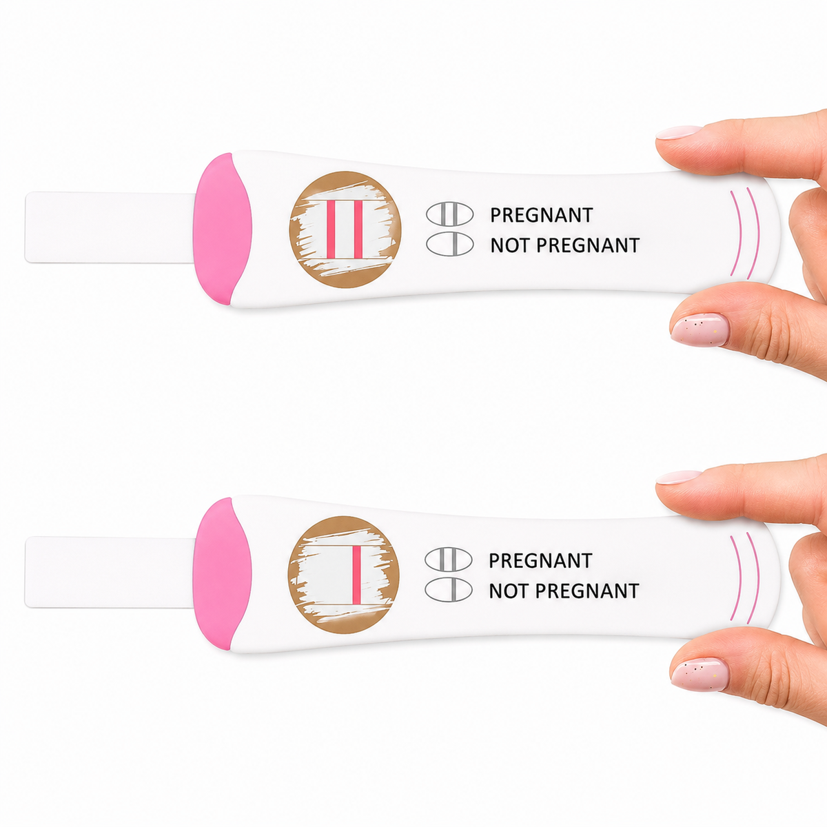40PCS, Pregnancy Announcement Game Card Scratch Game Card - Fun shower gift and "Pregnant or not Pregnant" fun design