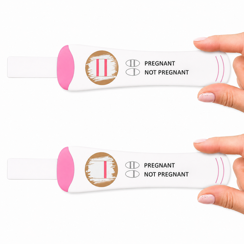 40PCS, Pregnancy Announcement Game Card Scratch Game Card - Fun shower gift and "Pregnant or not Pregnant" fun design