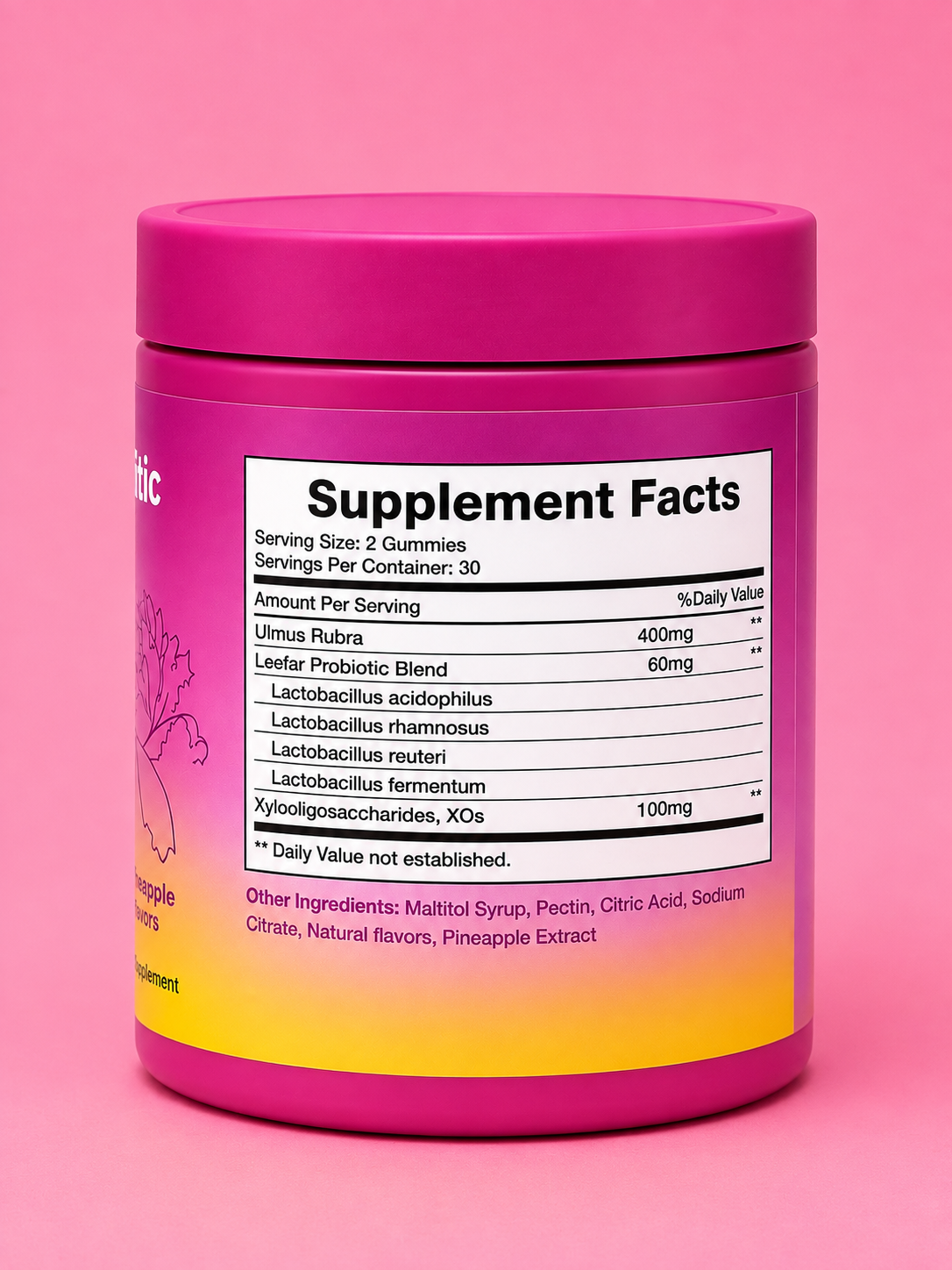 Women’s Probiotic Gummies – Gut & Vaginal Balance