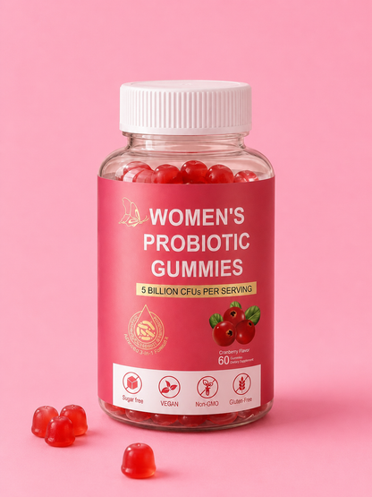 Women’s Probiotic Gummies – Vagina and Gut Health Support