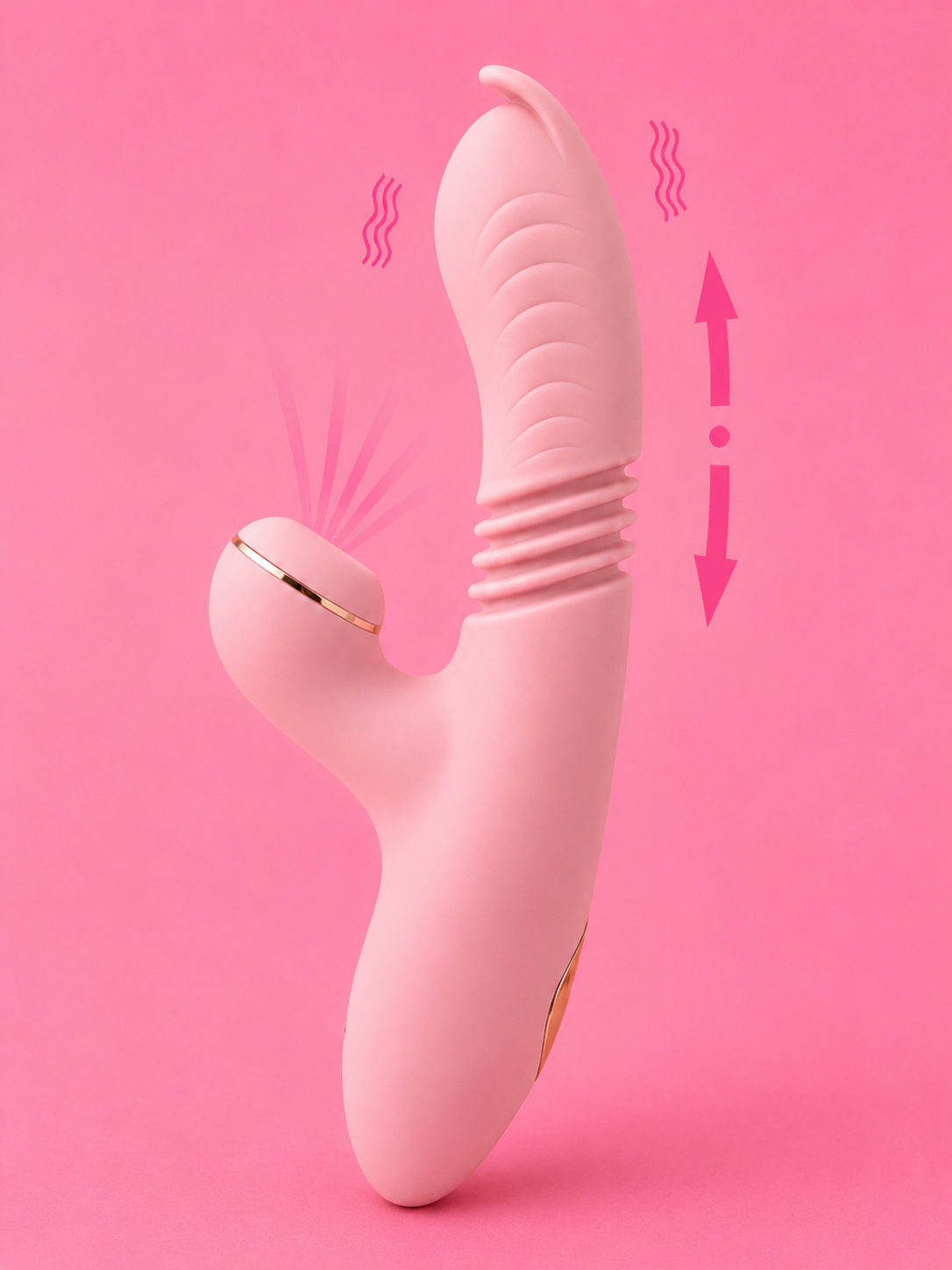 Waterproof Dual-Stimulation Massager – Rechargeable, Quiet