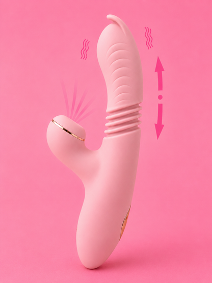 Waterproof Dual-Stimulation Massager – Rechargeable, Quiet