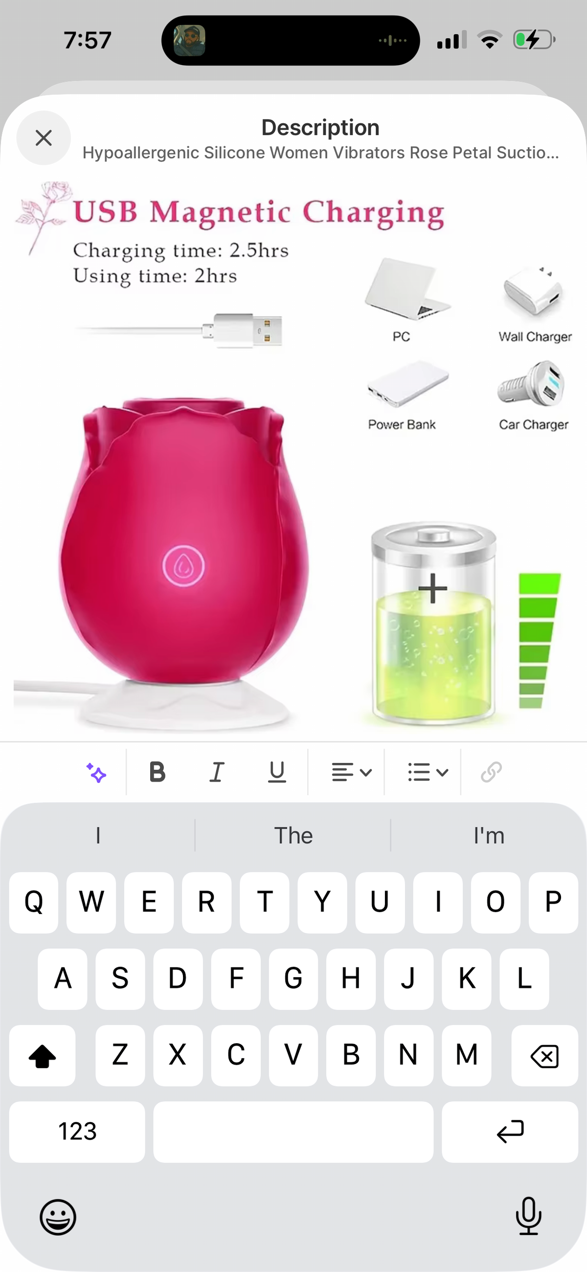 Hypoallergenic Silicone Women Vibrators Rose Petal Suction Toy for Sensitive Skin