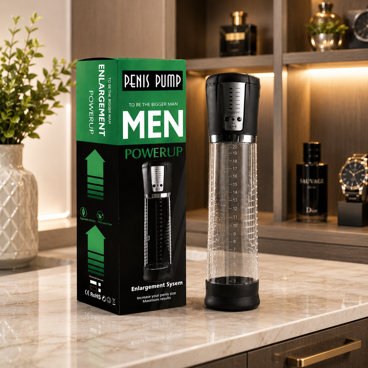 Men’s Vacuum Erection Support & Performance Device