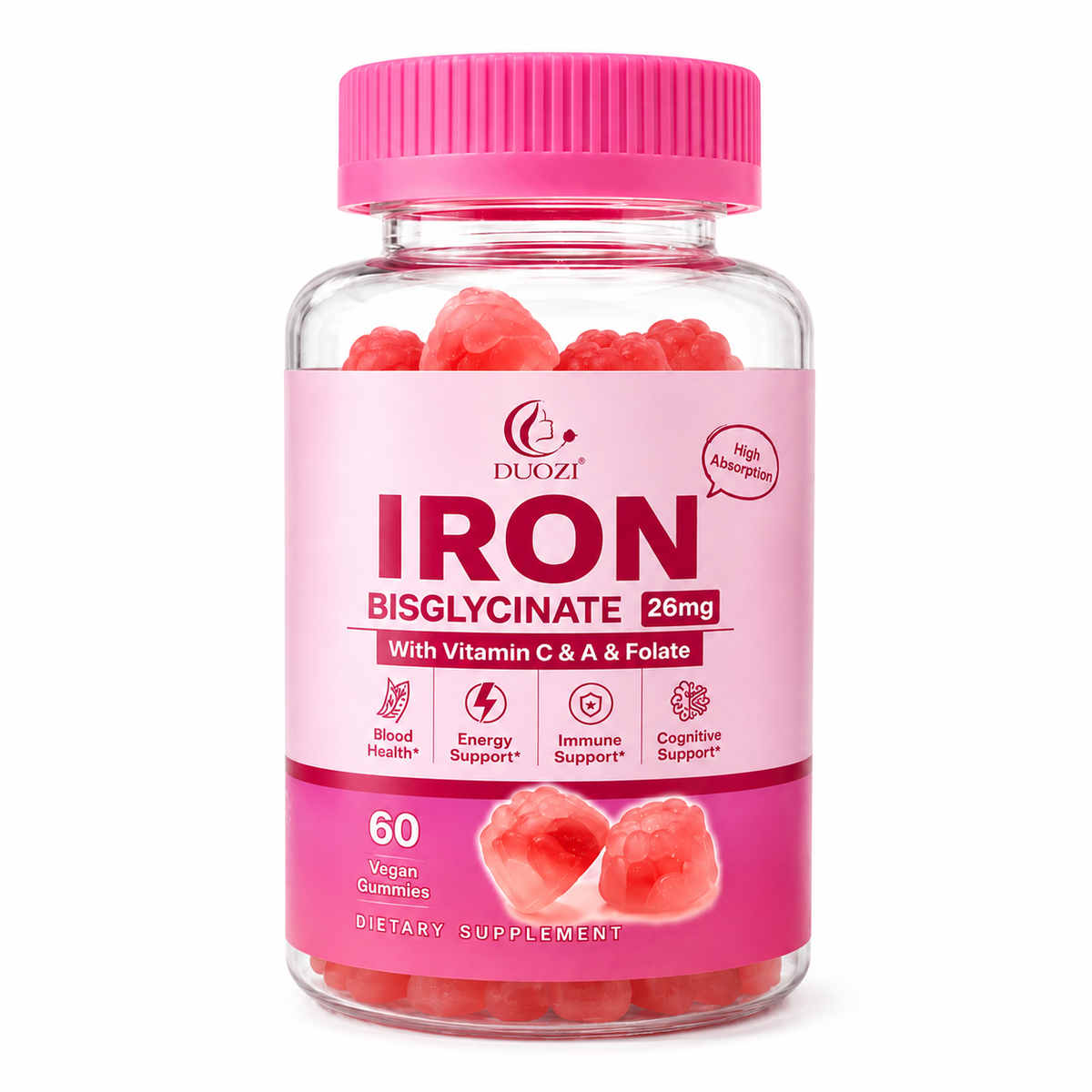 Iron + Zinc Gummies – Daily Energy & Wellness Support