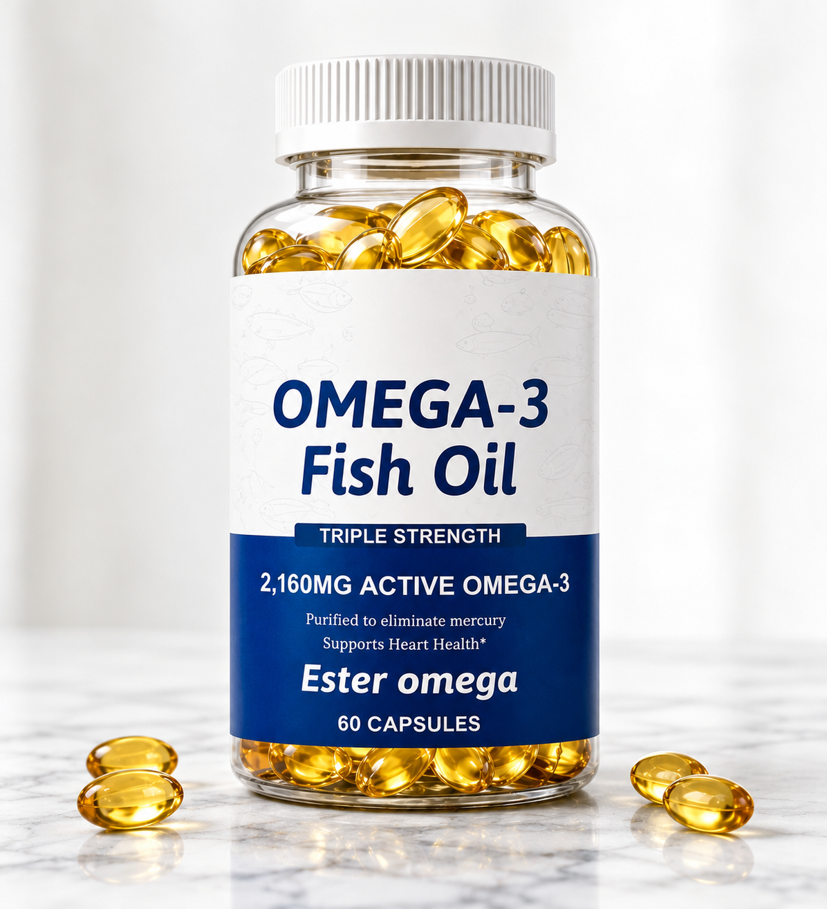 Omega-3 Fish Oil – Heart, Brain & Wellness Support