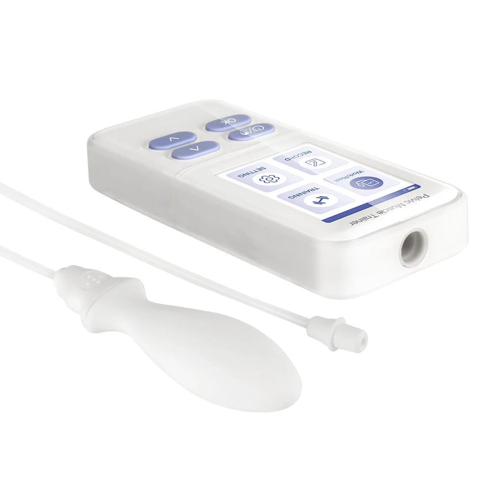 Pelvic Muscle Trainer for Kegel Exerciser with Biofeedback Probe Strengthen Your Pelvic Floor Get Better Bladder Control