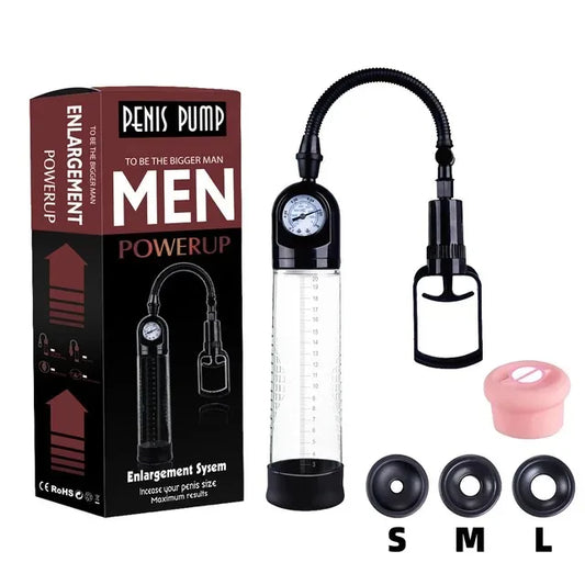 Men’s Vacuum Erection Support Device